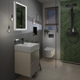 Hansgrohe Xarita E lustro 70x50 cm z oświetleniem LED biały mat 54989700