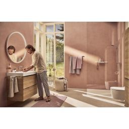 Hansgrohe Xarita S lustro z oświetleniem LED 90 cm czujnik podczerwieni biały mat 54990700