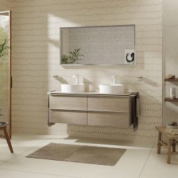 Hansgrohe Xarita E lustro 140x70 cm z oświetleniem LED z czujnikiem biały mat 54993700