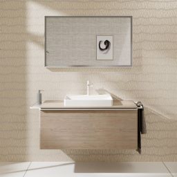 Hansgrohe Xarita E lustro 120x70 cm z oświetleniem LED z czujnikiem biały mat 54994700