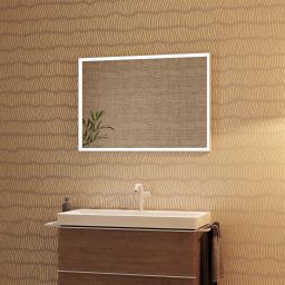 Hansgrohe Xarita E lustro 100x70 cm z oświetleniem LED z czujnikiem biały mat 54995700