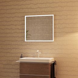 Hansgrohe Xarita E lustro 70x80 cm z oświetleniem LED z czujnikiem biały mat 54996700