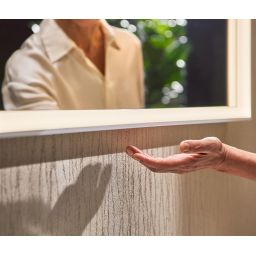 Hansgrohe Xarita E lustro 70x36 cm z oświetleniem LED z czujnikiem biały mat 54999700