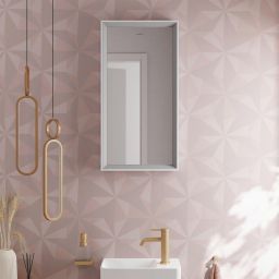 Hansgrohe Xarita E lustro 70x36 cm z oświetleniem LED z czujnikiem biały mat 54999700