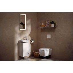 Hansgrohe Xarita E lustro 70x36 cm z oświetleniem LED z czujnikiem biały mat 54999700