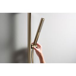 Hansgrohe Pulsify S słuchawka prysznicowa EcoSmart+ brąz szczotkowany 24126140