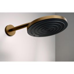 Hansgrohe Pulsify S deszczownica 26 cm okrągła EcoSmart brąz szczotkowany 24141140