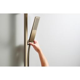 Hansgrohe Pulsify E słuchawka prysznicowa EcoSmart+ brąz szczotkowany 24321140