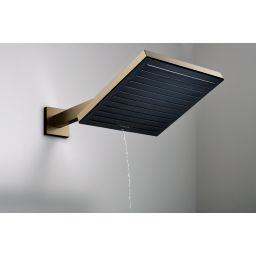 Hansgrohe Pulsify E deszczownica 26 cm kwadratowa brąz szczotkowany 24330140