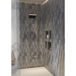 Hansgrohe Pulsify E deszczownica 26 cm kwadratowa EcoSmart+ brąz szczotkowany 24333140