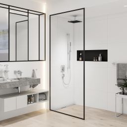 Hansgrohe ramię deszczownicy 10 cm sufitowe chrom 24338000