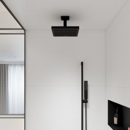 Hansgrohe ramię deszczownicy 10 cm sufitowe czarny mat 24338670