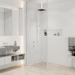 Hansgrohe ramię deszczownicy 30 cm sufitowe biały mat 24339700