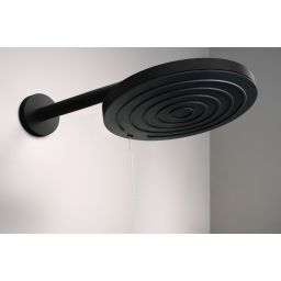 Hansgrohe ramię deszczownicy 39 cm ścienne czarny mat 24357670