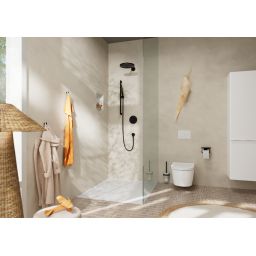 Hansgrohe ramię deszczownicy 39 cm ścienne czarny mat 24357670