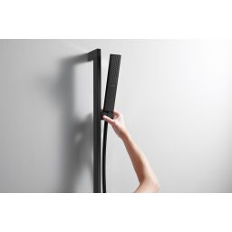 Hansgrohe Pulsify E zestaw prysznicowy ścienny czarny mat 24371670