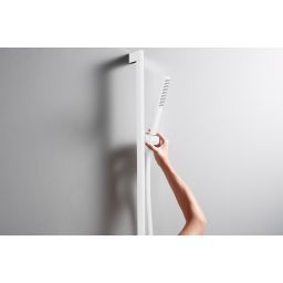 Hansgrohe Pulsify S zestaw prysznicowy ścienny biały mat 24372700
