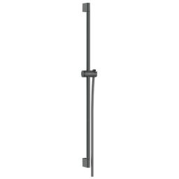 Hansgrohe Unica drążek prysznicowy 90 cm z wężem prysznicowym czarny chrom szczotkowany 24401340
