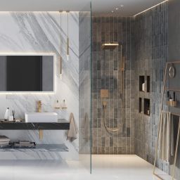 Hansgrohe Unica drążek prysznicowy 90 cm z wężem brąz szczotkowany 24403140