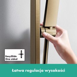 Hansgrohe Unica drążek prysznicowy 90 cm z wężem brąz szczotkowany 24403140