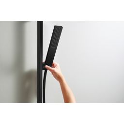 Hansgrohe Unica drążek prysznicowy 90 cm z wężem czarny mat 24403670