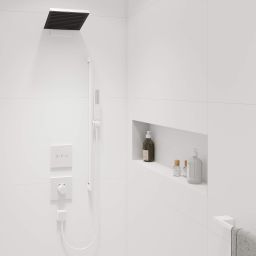 Hansgrohe Unica drążek prysznicowy 90 cm z wężem biały mat 24403700