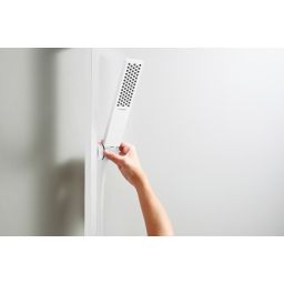 Hansgrohe Unica drążek prysznicowy 90 cm z wężem biały mat 24403700