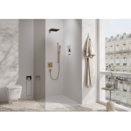 Hansgrohe Unica drążek prysznicowy 65 cm z wężem brąz szczotkowany 24404140