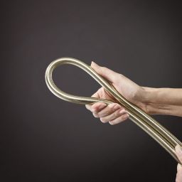 Hansgrohe Unica drążek prysznicowy 65 cm z wężem brąz szczotkowany 24404140