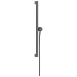 Hansgrohe Unica drążek prysznicowy 65 cm z wężem czarny chrom szczotkowany 24404340