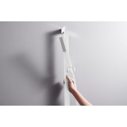 Hansgrohe Unica drążek prysznicowy 65 cm z wężem biały mat 24404700