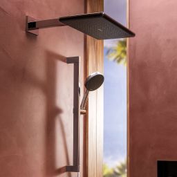 Hansgrohe Raindance Alive Q deszczownica z ramieniem 34,3x21,4 cm prostokątna chrom 24550000