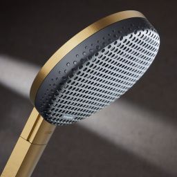 Hansgrohe Raindance Alive S Puro zestaw prysznicowy ścienny termostatyczny z deszczownicą brąz szczotkowany 24592140