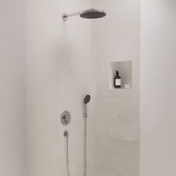 Hansgrohe Pulsify S zestaw prysznicowy podtynkowy termostatyczny z deszczownicą chrom 24624000