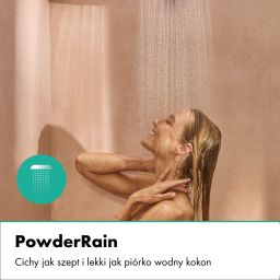 Hansgrohe Pulsify S zestaw prysznicowy podtynkowy termostatyczny z deszczownicą brąz szczotkowany 24624140