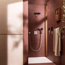Hansgrohe Raindance Alive S zestaw prysznicowy podtynkowy termostatyczny z deszczownicą chrom 24630000