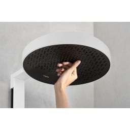 Hansgrohe Rainfinity ShowerTablet zestaw prysznicowy ścienny termostatyczny z deszczownicą biały mat 26853700