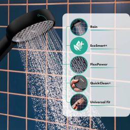 Hansgrohe Activera S słuchawka prysznicowa czarna 28032670