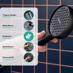 Hansgrohe Activera Select S słuchawka prysznicowa czarny mat 28036670