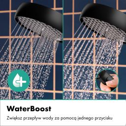 Hansgrohe Activera Select S słuchawka prysznicowa czarny mat 28036670
