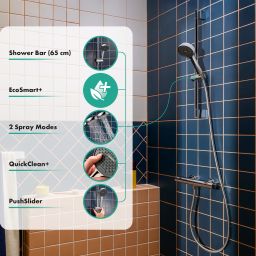 Hansgrohe Activera Select S zestaw prysznicowy ścienny chrom 28045000