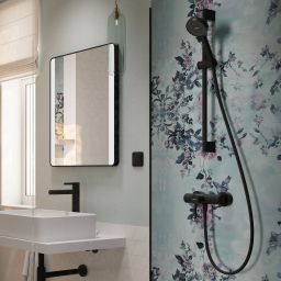 Hansgrohe Activera Select S zestaw prysznicowy ścienny czarny 28045670