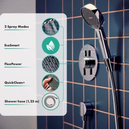 Hansgrohe Activera Select S zestaw prysznicowy ścienny chrom 28052000