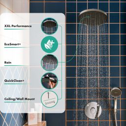 Hansgrohe Activera S deszczownica 24x24 cm okrągła chrom 28057000