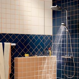 Hansgrohe Activera S zestaw prysznicowy ścienny termostatyczny z deszczownicą chrom 28078000