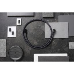 Hansgrohe Designflex wąż prysznicowy 125 cm czarny mat 28220670