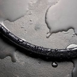 Hansgrohe Designflex wąż prysznicowy 200 cm czarny chrom szczotkowany 28230340