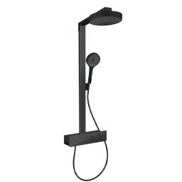 Hansgrohe Rainfinity ShowerTablet zestaw prysznicowy ścienny termostatyczny EcoSmart czarny mat 28742670