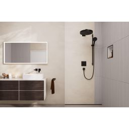 Hansgrohe Rainfinity zestaw prysznicowy ścienny czarny mat 28744670