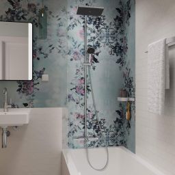Hansgrohe Activera Q zestaw prysznicowy ścienny termostatyczny z deszczownicą chrom 28753000